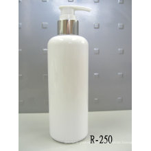 250 ml Bouteille en plastique blanc pour distributeur de lotion pour le corps Bouteille de pompe